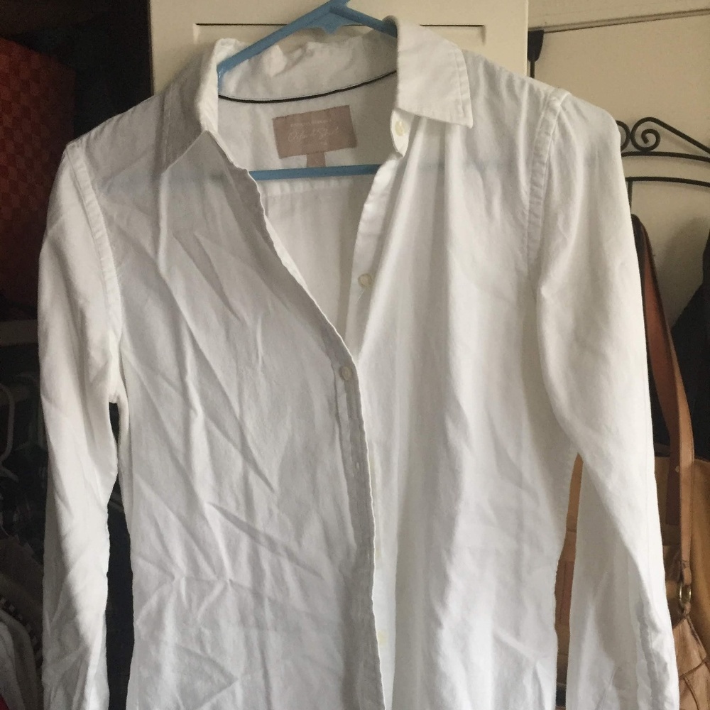 Banana Republic Classic White Oxford shirt S